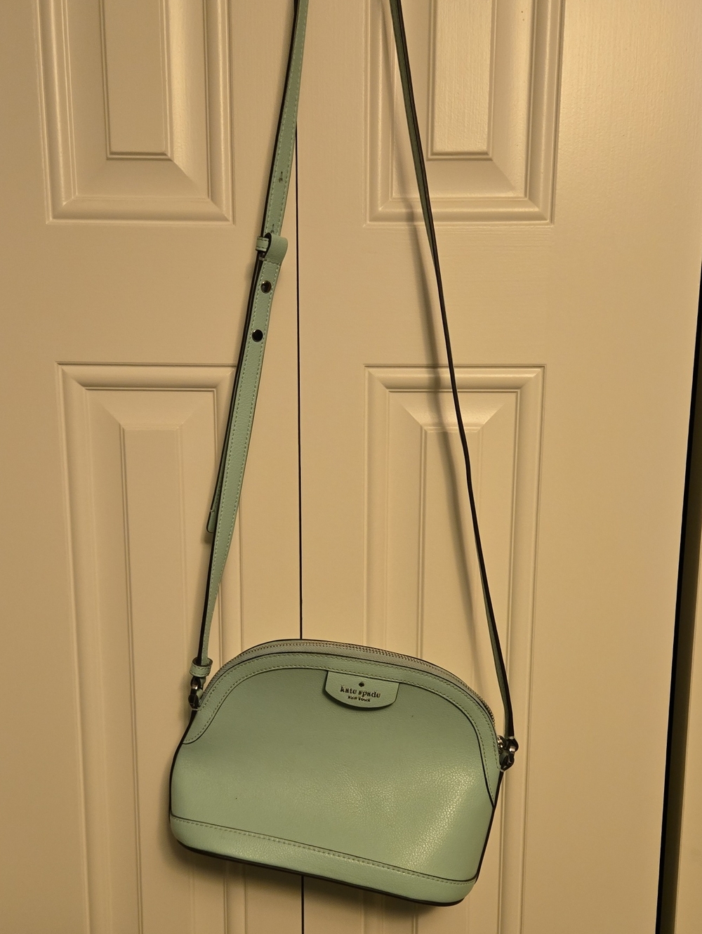 kate spade Mint Green Pebbled Leather Crossbody